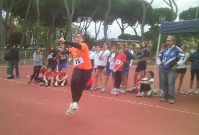 A Viterbo record italiano cadetti  per Carolina Visca nel giavellotto