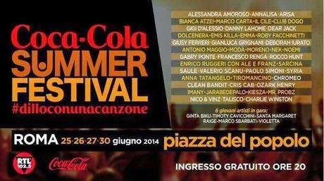 Coca Cola Summer Festival: nel cast Emma, Dolcenera, Syria, Denny Lahome e i Clean Bandit