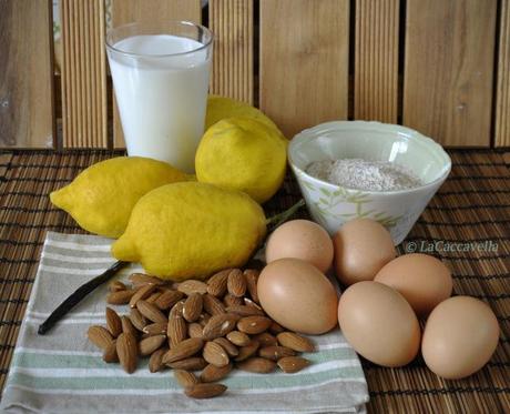 lemon, milk, eggs, vanilla, almonds, mandorle, latte, uova, limone