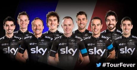 Sky, annunciata la formazione per il Tour de France 2014