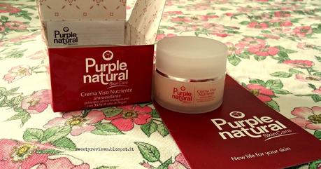 [Review] Purple Natural Skin Care Crema Viso Nutriente + mini give