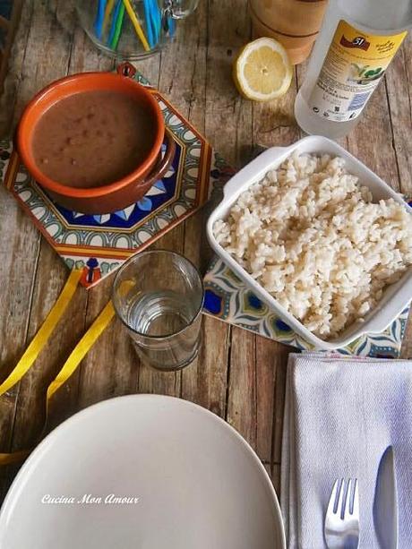 Un Pranzo  Brasiliano - Riso e Fagioli