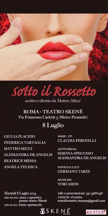 Sotto il Rossetto allo Skenè