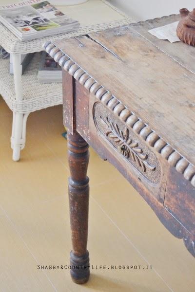 Caro vecchio tavolo.. Ora la scrivania di casa! - shabby&countrylife.blogspot.it
