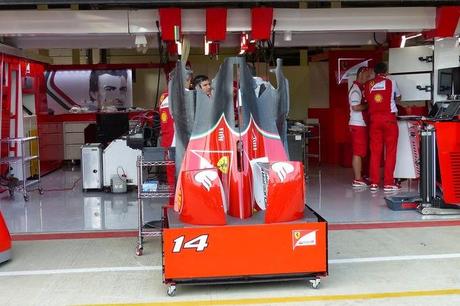 GP. Silverstone -  Ferrari F14 T:ala Y100 e una novità all'impianto frenante