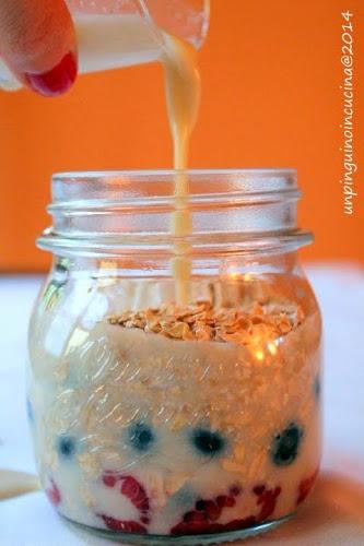 4th of July Overnight Oats