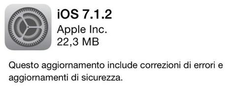 iOS 7.1.2 changelog