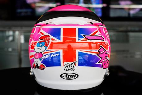 Arai GP-6 J.Button Silverstone 2014 by Uffedesigns