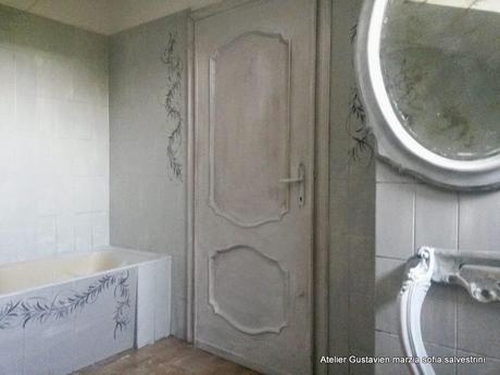 il Bagno si trasforma solo con il colore,Shabby Chalk Decorlandia Light Parte seconda