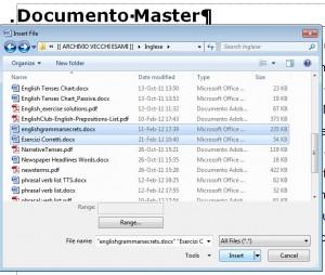 Come unire tanti documenti in un solo documento Word