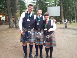 Celtica 2014 – il magico risveglio del bosco di Peuterey Royal Burgh of Stirling Pipe Bandino