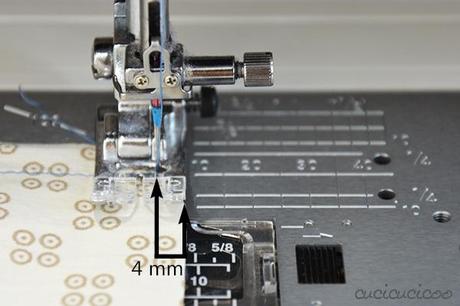 Learn to Machine Sew: Sewing with Seam Allowances. Changing needle position for small seam allowances.