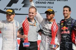 Hamilton, Bottas e Ricciardo sul podio di Silvestrone 2014