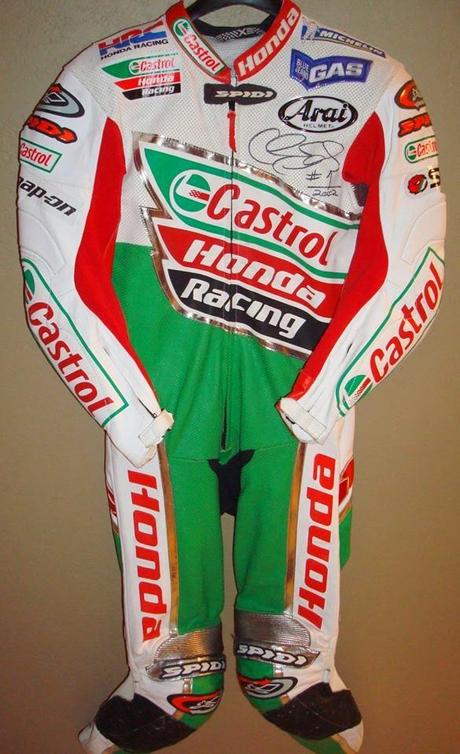 Spidi Racing Suit Colin Edwards 2002 - MotoMemorabilia.com
