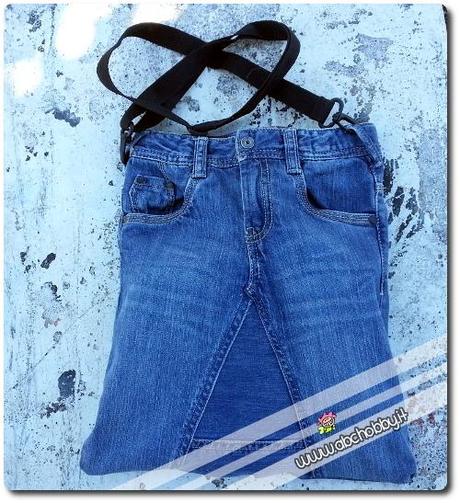 Da piccoli jeans a borsetta per me - come ti riciclo il jeans