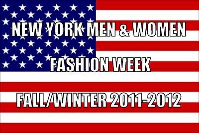  Fashion Week Schedule on New York Men   Women Fashion Week F W 2011 Schedule Pt 2   Paperblog