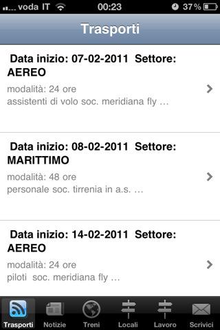 Informati sugli scioperi su iPhone grazie a GliScioperi