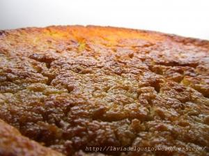 San Valentino – Dessert: Pastel de elote en salsa de zabaione – Torta di grano con crema di zabaione