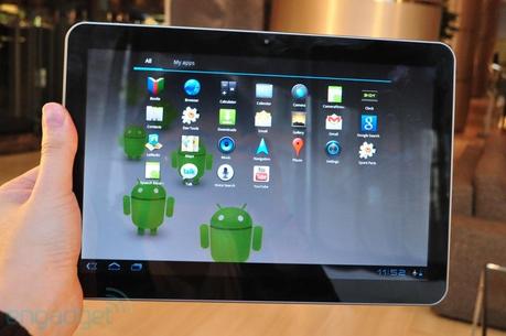 galaxytab10.110 Samsung presenta il Galaxy Tab 2: foto, video, caratteristiche, dettagli e confronto con iPad [MWC]