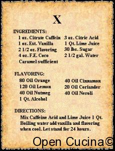 The Original Formula of Coca-Cola