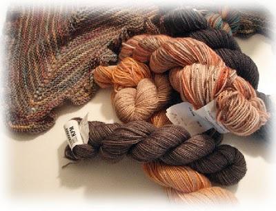 Lana canadese tinta a mano Lana canadese tinta a mano