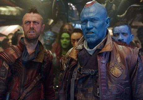 Guardiani della Galassia: nuove immagini di Yondu   Zoe Saldana Vin Diesel Michael Rooker Marvel Studios Karen Gillan James Gunn Guardiani della Galassia Dave Bautista Chris Pratt Bradley Cooper 