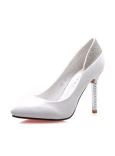 Faddish Pointed-toe Sequins Stiletto Wedding Shoes