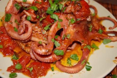 Ricetta del “Polpo alla Luciana” Polpo alla Luciana