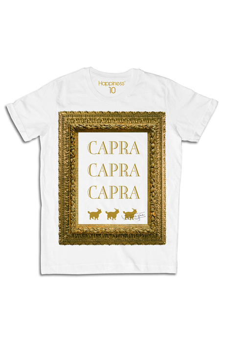 Happines & Vittorio Sgarbi: La nuova T-Shirt “Capra”