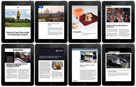 Flipboard è un giornale personalizzato, aggiornato automaticamente, basato su dinamiche sociali.