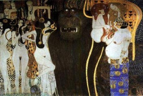 Klimt, Fregio di Beethoven - particolare