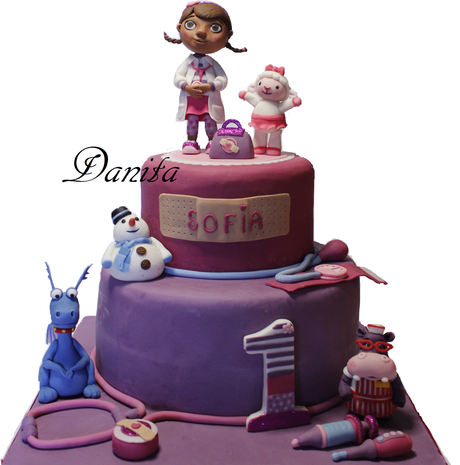 Torta Dotty, dottoressa Peluche