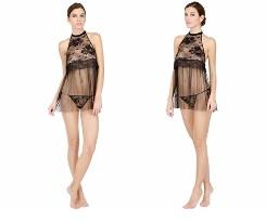 Babydoll in pizzo e tulle Babydoll - copertina