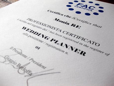 Come ottenere la certificazione wedding planner in Italia certificazione wedding planner