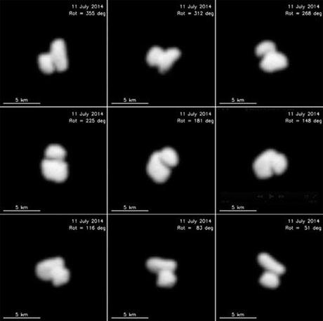 ESA Rosetta 67P 11 luglio 2014