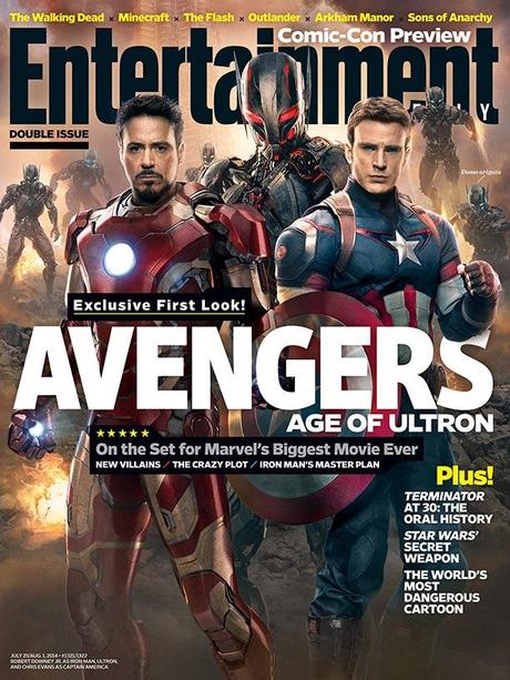 Avengers: Age of Ultron sulla cover di Entertainment Weekly   Robert Downey Jr. Marvel Studios Joss Whedon Chris Evans Avengers: Age of Ultron 