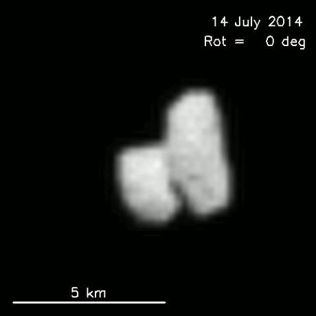 ESA Rosetta: 67P 14 luglio 2014 video