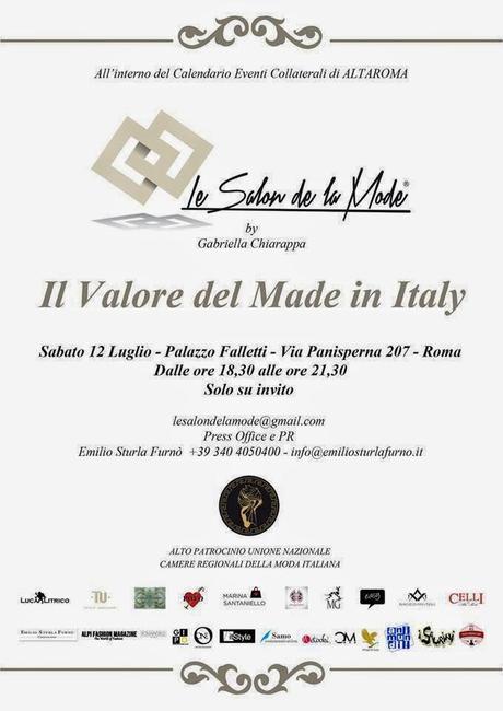 Alta Moda Roma: Le Salon de la Mode luglio 2014