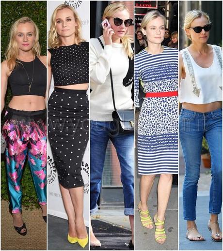 Lo stile alla moda e cool di Diane Kruger