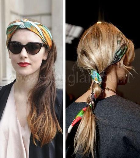 Tendenza estate 2014: il foulard tra i capelli