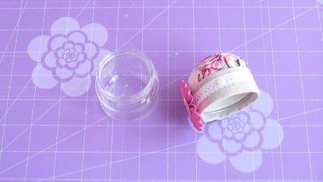 Tutorial: Porta e Puntaspilli con riciclo - Pincushion with recycle material