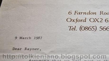 Un libro di Humphrey Carpenter con due lettere e una cartolina al suo editore Rayner Unwin