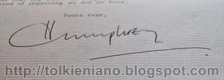 Un libro di Humphrey Carpenter con due lettere e una cartolina al suo editore Rayner Unwin