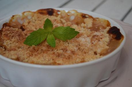 Crumble di pesche