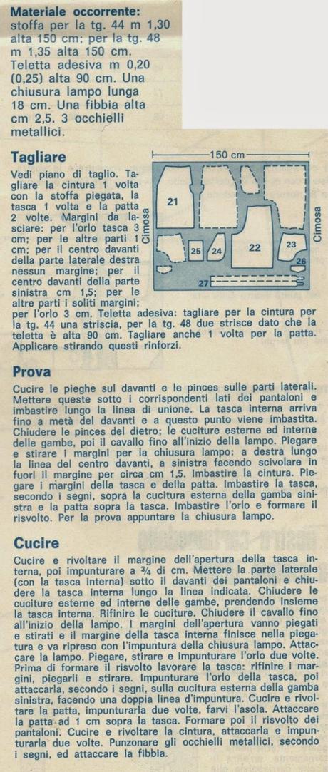 Cucire pantaloni bermuda larghi Cucire pantaloni bermuda larghi