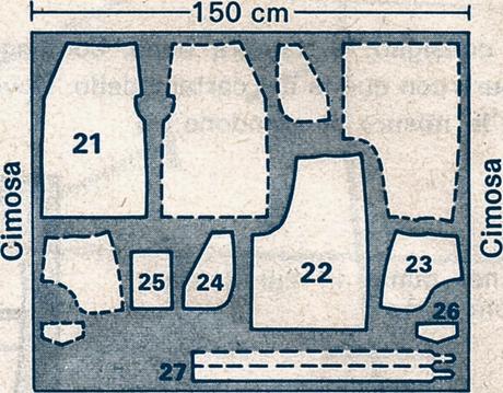 Cucire pantaloni bermuda larghi Cucire pantaloni bermuda larghi