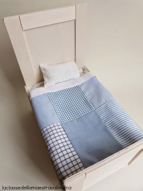LETTINO CASSETTA PER BAMBOLE LETTINO CASSETTA PER BAMBOLE