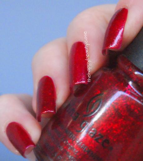 [Birthstone Challenge] #7 July: Ruby China Glaze Ruby Pumps (Heavy Pics)