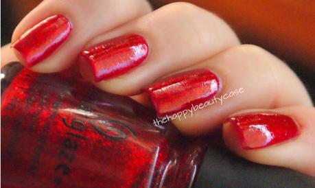 [Birthstone Challenge] #7 July: Ruby China Glaze Ruby Pumps (Heavy Pics)