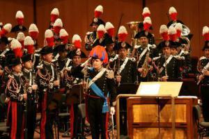 Todi: Concerto della Banda dell’Arma dei Carabinieri in occasione delle celebrazioni per i 200 anni dalla fondazione. BANDA-DEI-CARABINIERI